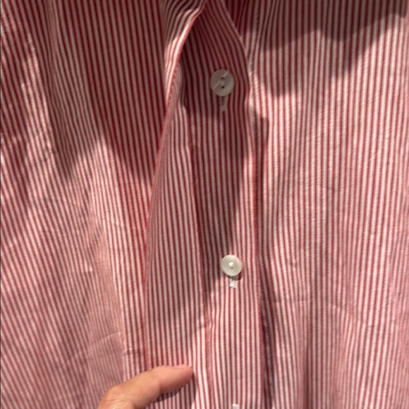 Women’s Foxcroft size 8 cotton blouse with gold embroidery - Picture 5 of 8